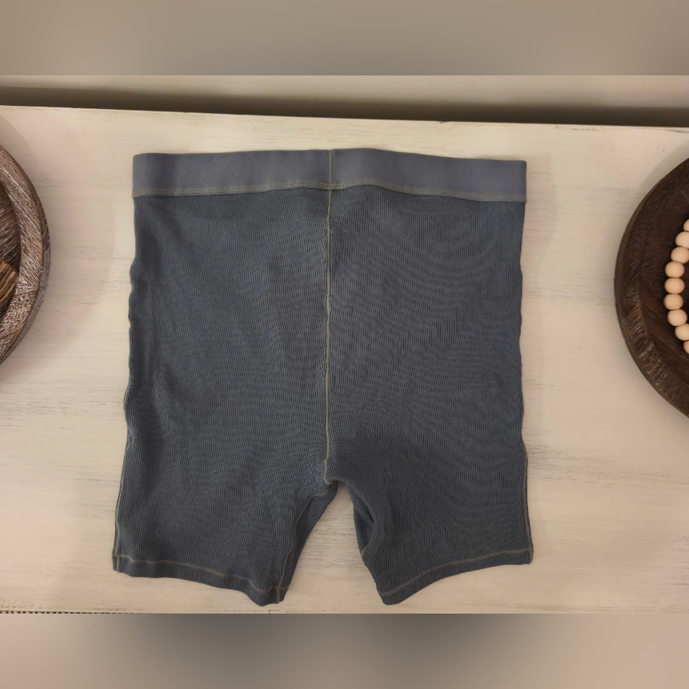SKIMS Kyanite Cotton Ribbed Boxer- Intimate - Picture 9 of 11